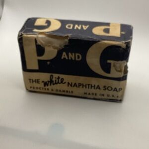 Vintage P and G Procter & Gamble White Naphtha Soap